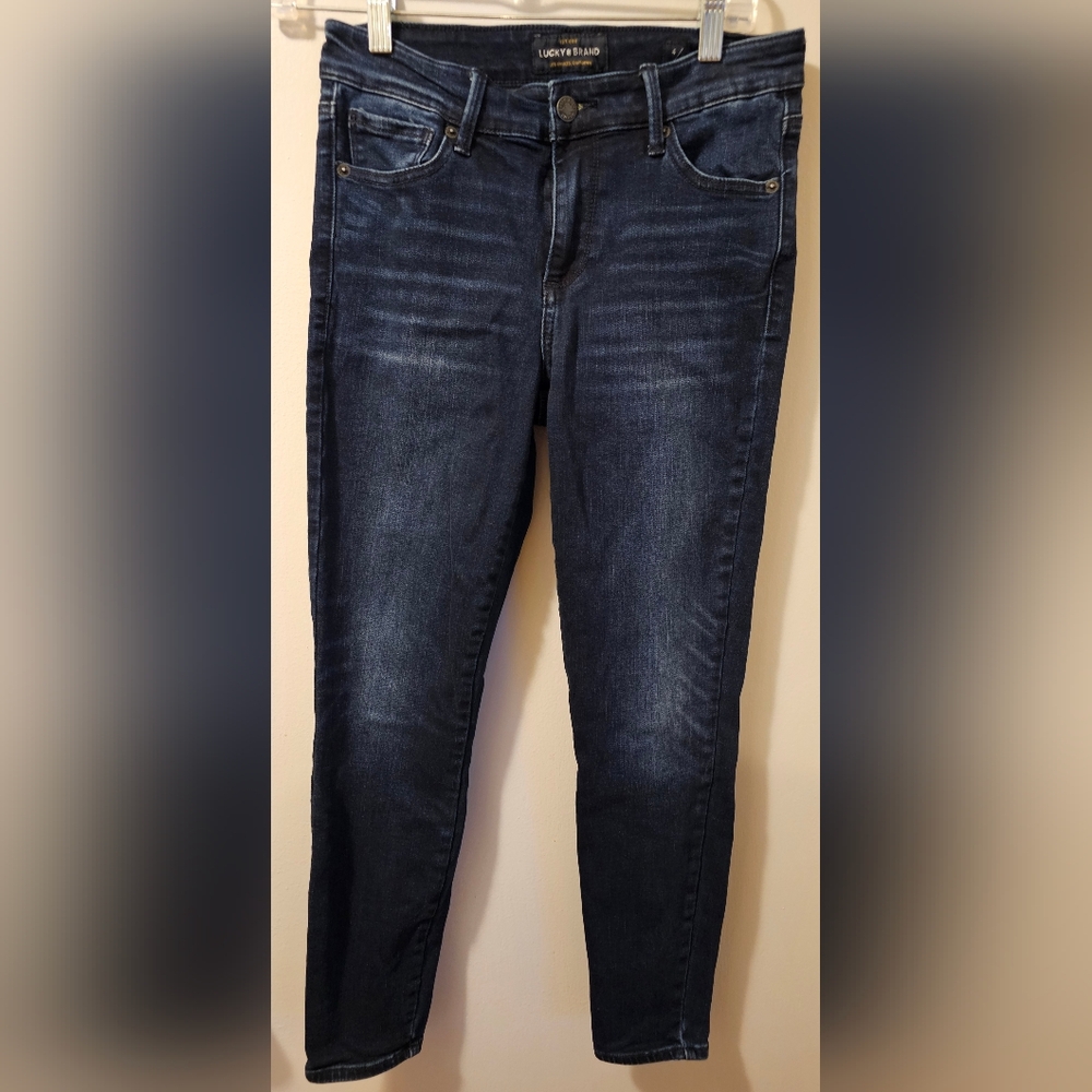 Lucky‎ Brand Mid Rise Ava Legging Crop Jeans Women's Size 4/27 Blue